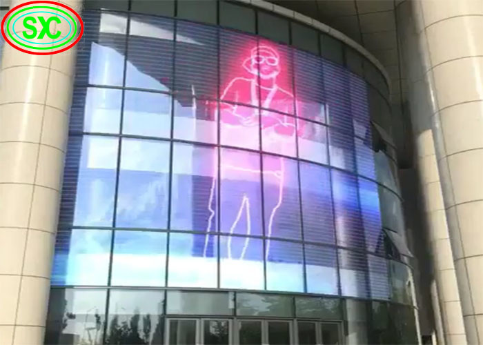 Rental Screen Removable HD Glass Crystal Chip P5 Transparent LED Display