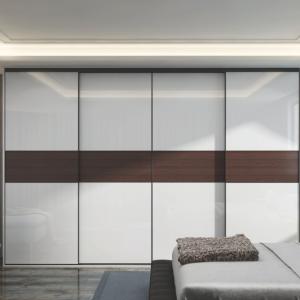 Wholesale Fitted Mirrored Modular Bedroom Wardrobe Particle Board Carcass from china suppliers
