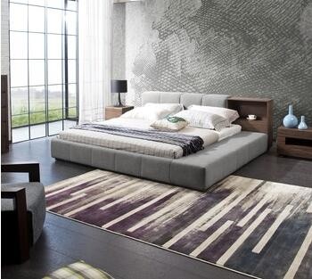 King Bed Plywood Design Modern Bedroom Furniture