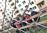 AISI 316 Wire Rope Mesh Net , Flexible Stainless Steel Cable Mesh For Balcony