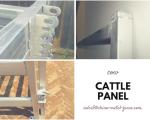 Six Bars Heavy Duty Metal Oval Rail Cattle Corral Panels For Sale For Au
