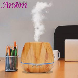 Wholesale 14W 2.4MHz 550ml Octagon Wood Grain Aroma Diffuser from china suppliers