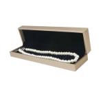 Paperboard Leather luxury necklace gift box Custom Packaging Box