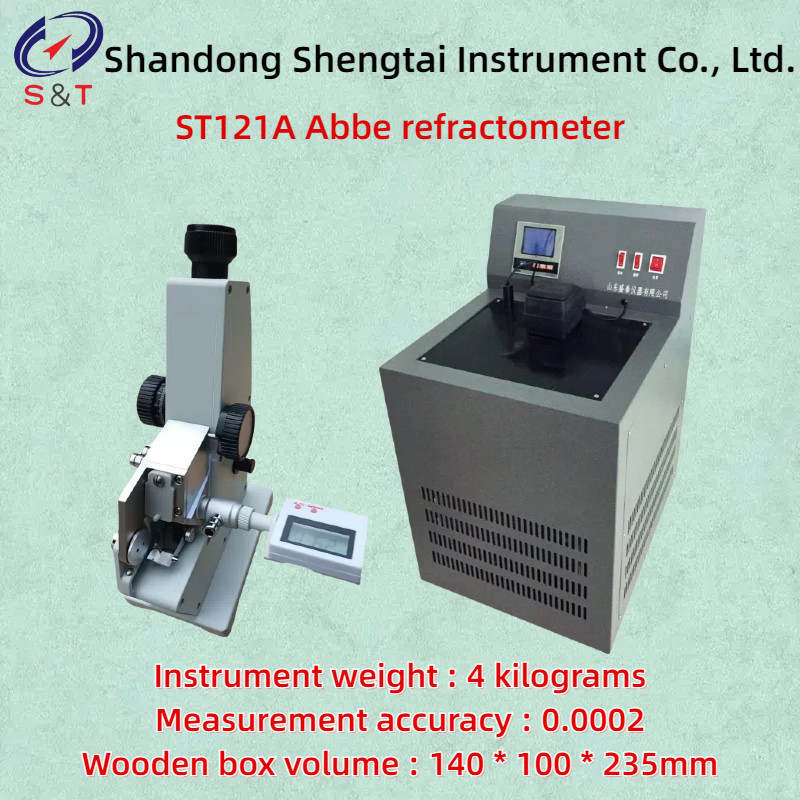 ND=1.300-1.700 Abbe Refractometer For Edible Oil ST121A ND Division Value Min 0.0005