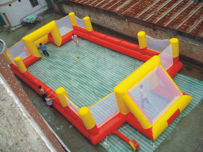 Fantastic Inflatable Sports Games , Inflatable Football Field with EN14960