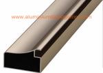Customized Aluminium Cabinet Door Profiles , Aluminium Profile For Kitchen