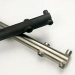 Universal Car Fitment 1" Raised Rail Titanium Sprint Car Brake Pedal Lever for