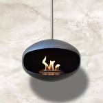 Modern Indoor Suspended Ethanol Fireplace Diameter 600mm 1000mm