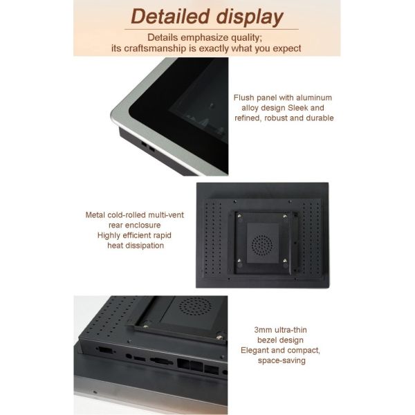10.1-inch Industrial-grade Touch Screen Android Panel Pc 10 Points Touch Monitors Embedded Capacitive Panel PC