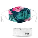 Women Non Disposable Printed Face Mouth Mask