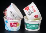 8oz Branded Disposable Ice Cream Paper Cups with Our Brand