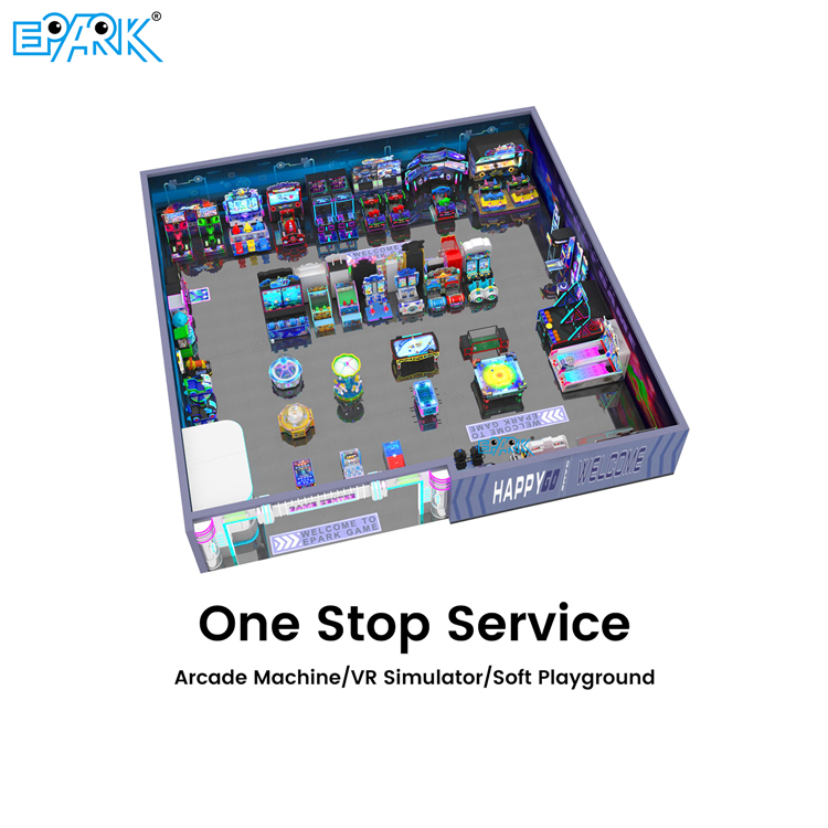 2 Player Arcade Game Machine Interactive Simulator Equipment