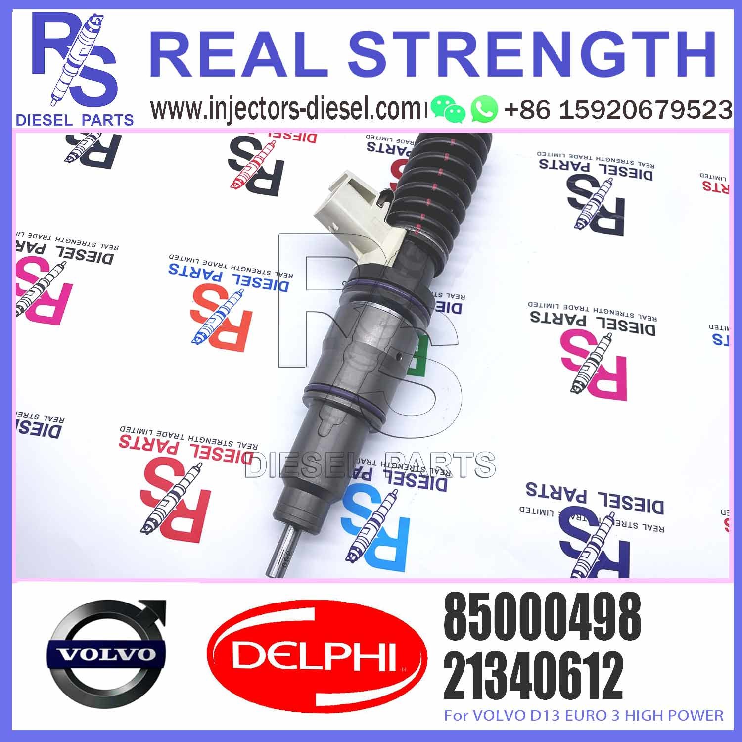 D13 Engine 4 pins Diesel Fuel Injector BEBE4D08002 For V-O-L-V Truck 20584346 85000498