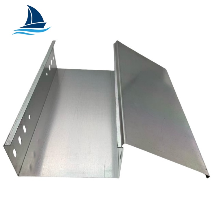Rustproof Industrial Aluminum Alloy Trough Cable Trunking Electrical Cable Tray System