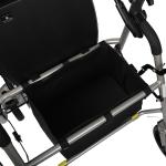 Aluminium Alloy Medical Folding Walker All Terrain Elderly 4 Wheel Rollator