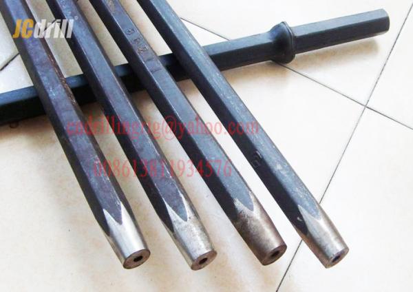 7° Tapered Rock Drill Rods , Tungsten Carbide Rod for Underground Mining
