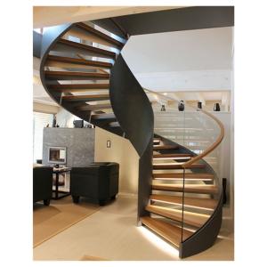 Wholesale Customize Luxury Modern Small Spiral Stair Space Saving Indoor from china suppliers