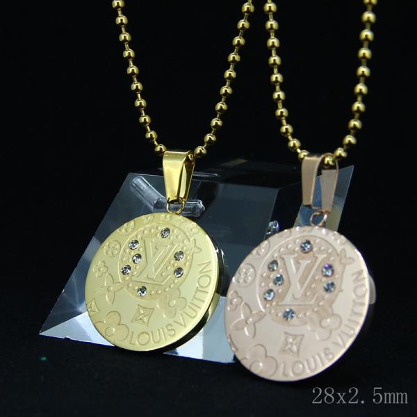 Fashion High Quality Fashion Stainless Steel Round Shapped Necklace Pendant