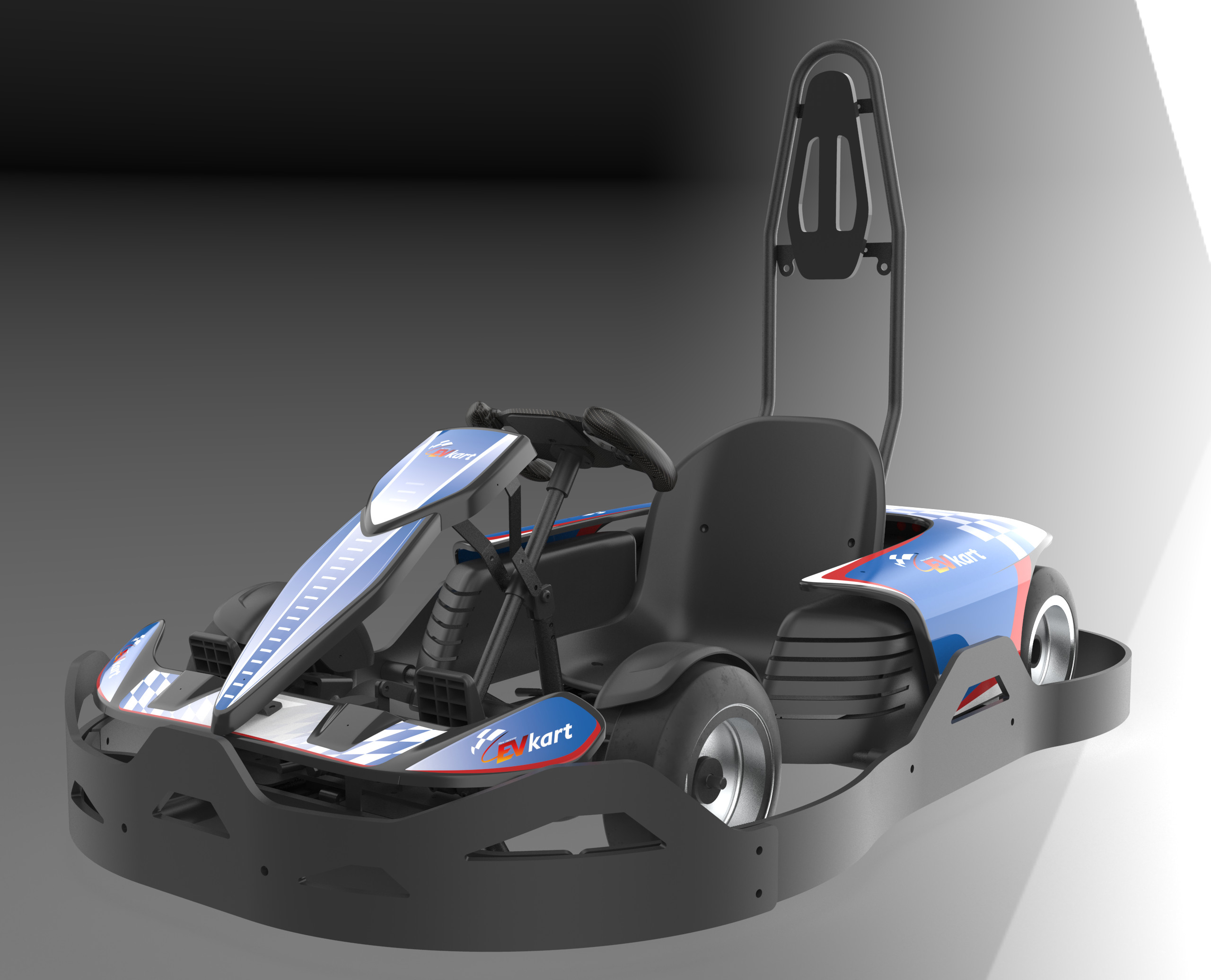 Cammus High Torque Electric Racing Go Kart with Max Speed 50km/H