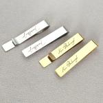 Stainless Steel Tie Bar Skinny Tie Clip Bar Brass Tie Clip Cufflinks Tie Clip