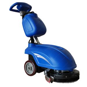 China Blue Floor Scrubber With 350mm Cleaning Width New Energy Lead Acid Battery Strong Battery Life on sale