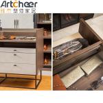 Midcentury Organizer Clothes Walk In Closet Cabinet Simple Wardrobe For Bedroom