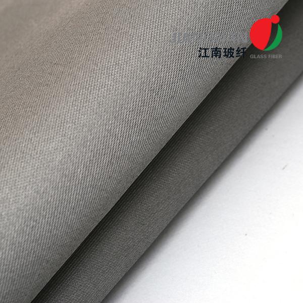 550C High Temperature Resistant PU Coated Fiberglass Cloth Roll 0.8mm Fire