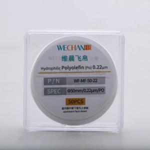 Wholesale Water Liquid Prefiltration PO Nanofiber Membrane Discs 0.22μm 45mm from china suppliers