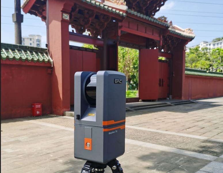 3D Tls Terrestrial Laser Scanner Easy Scan T05 For Ancient Building Modeling
