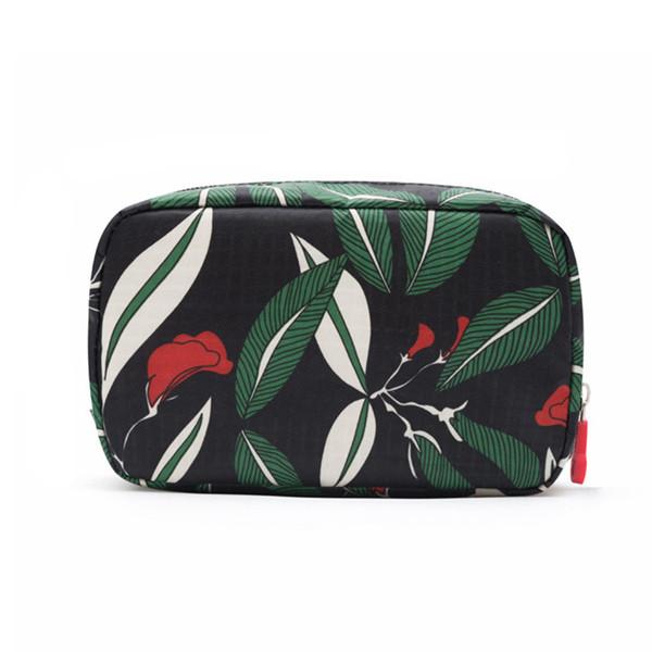 Personalized Custom Cosmetic Bags , Printed Floral Waterproof Travel Toiletry