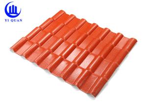 Wholesale ASA Synthetic Resin Roof Tile Spanish Style Morden Wave Roof 150 kgs Load Capacity from china suppliers