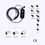 Level 110V 220V AC Type 1 16A EV Home Charger Portable For Electric Car Charging