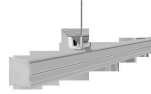 Wholesale Supermarket Suspended Linear LED Fixture 50W 130Lm/W No Toxic Metals Case from china suppliers