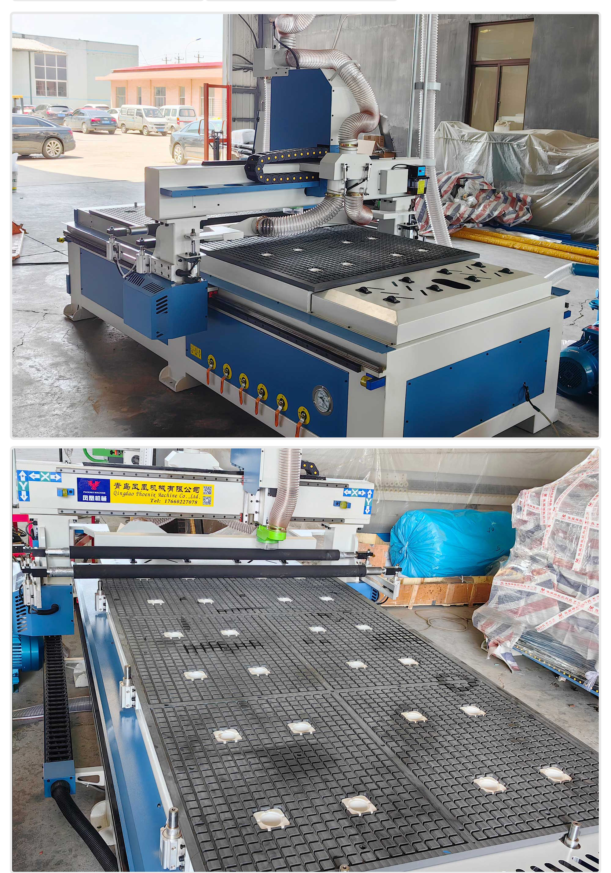 Woodworking ATC Cnc Router with Weihong Control System and 1300×2500 Working Table Size