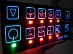 LGF/EL Lamp/LEDs Backlight Membrane Switches Manufactured by ISO9001&ISO13485
