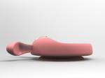 MHC Pink Rabbit Silicone Baby Feeding Plate Dispenser 100% Food Grade