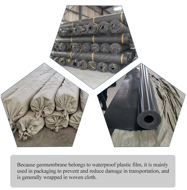 Reinforced Hdpe Geomembrane Standard ASTM GRI GM13 Green Made In Within Manufacturers