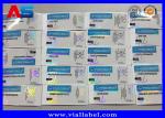 Pharmaceutical Glass Bottle Labels Product Label Printing Custom Design SGS ,