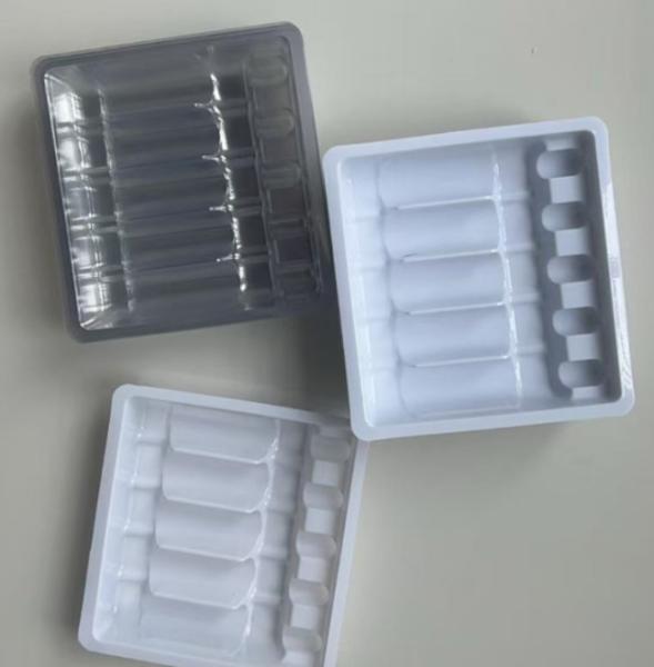 Custom 10ml Ampoules Inside Water Needle Lined Medicine Packaging Box With