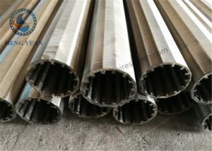 Wholesale Stainless Steel Wedge Wire V Wire Johnson Screen 40mm O.D Screen Pipe from china suppliers