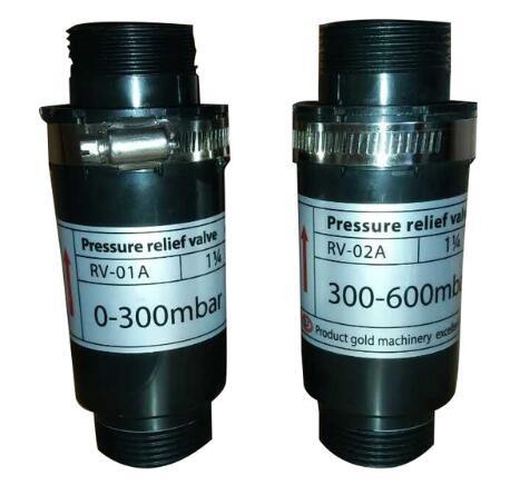 1.25 Inch Plastic Air Blower Pressure Relief Valve For The Emergency Discharge