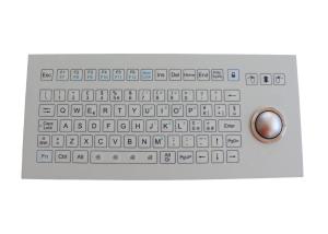 Wholesale Medical Membrane Industrial Keyboard 84 Keys With 38mm Optical Trackball from china suppliers