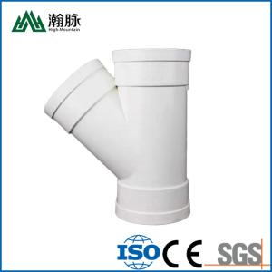 Wholesale Elbow PVC Drainage Pipe Coupling Fittings 2.0mpa Skew Tee For Water from china suppliers