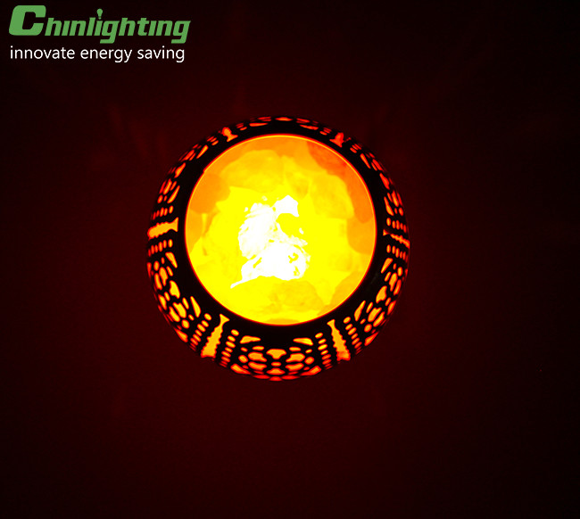 7W Round Drum Natural Himalayan Salt Lamp Night Light