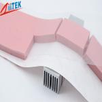 pink 3.0W/mK CPU Heatsink Cutting Thermal Conductive Foam Ultrasoft Compressible