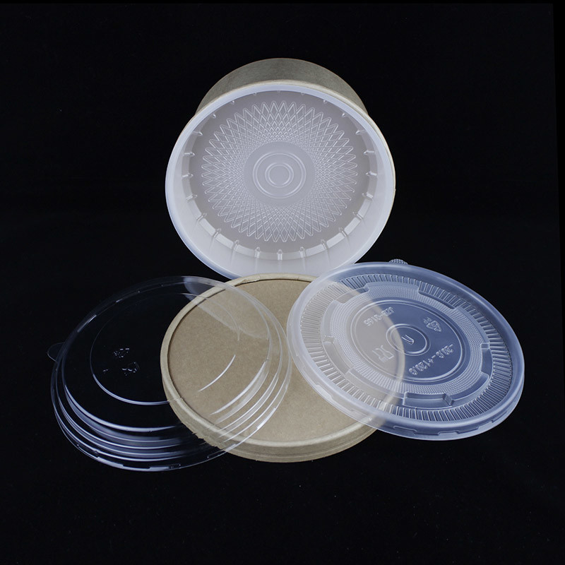 Disposable 1500ml Paper Salad Bowls With Lids for Eco-Friendly Packaging