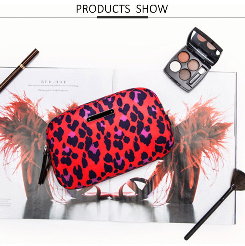 Design Logo Fashion Large Capacity Portable Toiletry Bag Lady for Travel