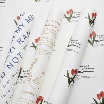Flower Wrapping Paper Material Flower Paper Art Paper Ins Style Decoration