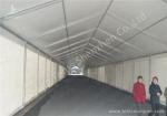 Wind Resistant Aluminium Frame Tents Waterproof White PVC Textile Cover