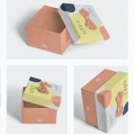 Wholese Best Price Rigid Cardboard Paper Pink Necklace Earring Ring Box for